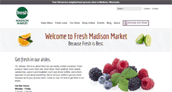 Desktop Screenshot of freshmadisonmarket.com